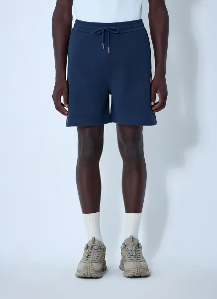 Logo Patch Cotton Shorts