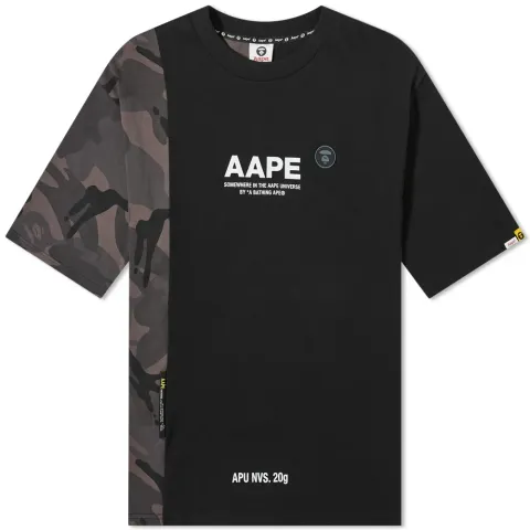 AAPE Camo Panel T-Shirt