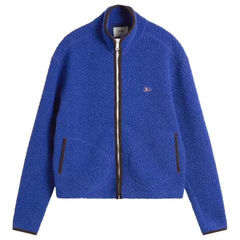 Boucle Wool Zip Fleece Jacket