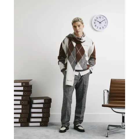 River Island Brushed Argyle Jumper