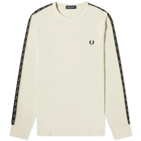 Long Sleeve Contrast Taped Ringer T-Shirt