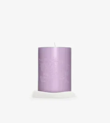 Rose and Violet Blossom Candle in Haze lilac
