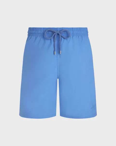Vilebrequin Men Long Swim Shorts Water-reactive Starlettes