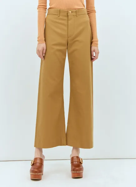 Cropped Flared Pants