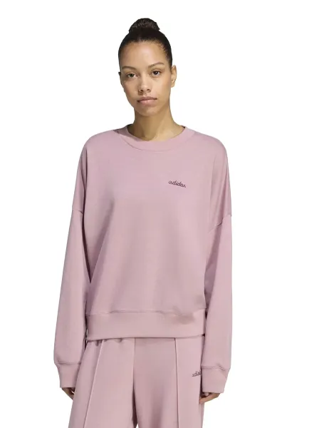 Adidas Seasonal Essentials Colorpop Sweatshirt Burgundy