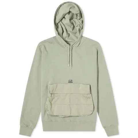 Nylon Pocket Popover Hoody