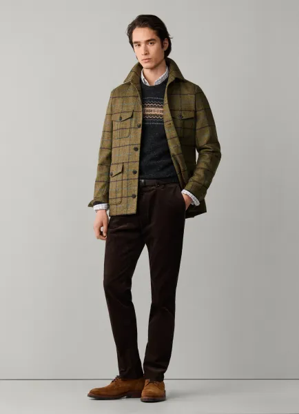 Hackett Slim Fit Kensington Pigment Corduroy Chino