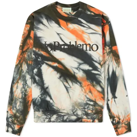 Tiger Dye No Problemo Crew Sweat