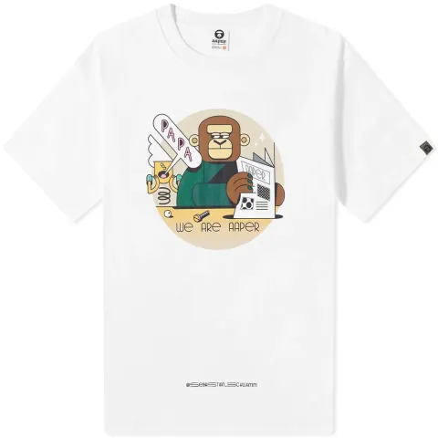 AAPE x Sebastian Schwamm Papa T-Shirt