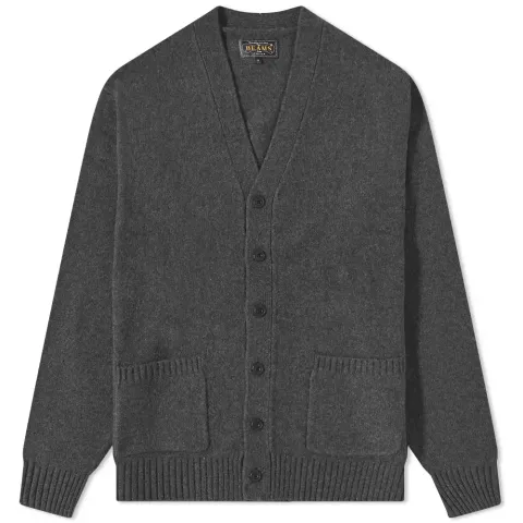 7G Elbow Patch Cardigan