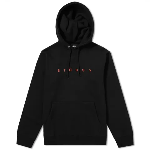 Helvetica Spread Applique Hoody