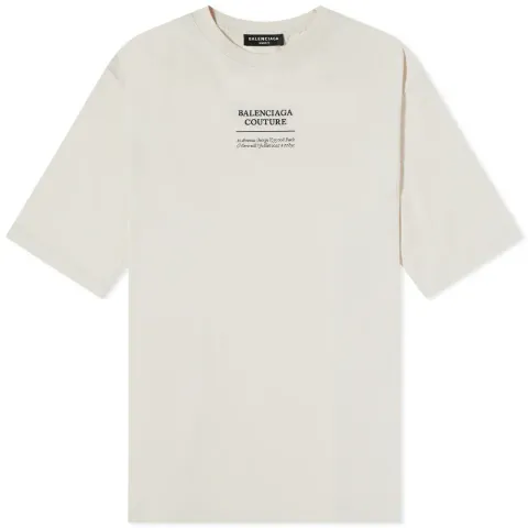 Oversized Couture Logo Tee