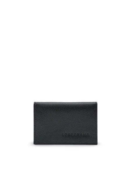 Longchamp Le Foulonné Leather Card Holder