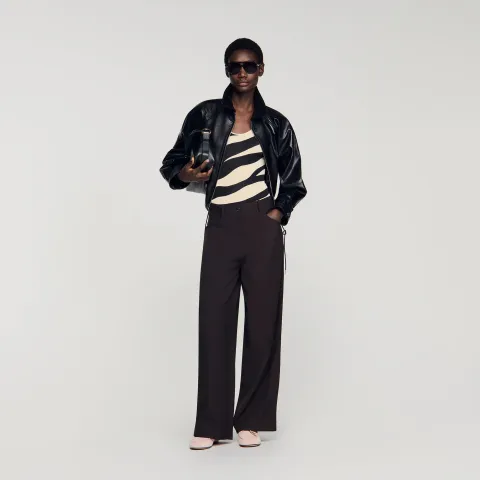 Wide-leg trousers