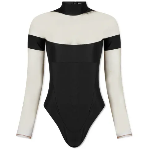 Illusion Neck Line Bodysuit