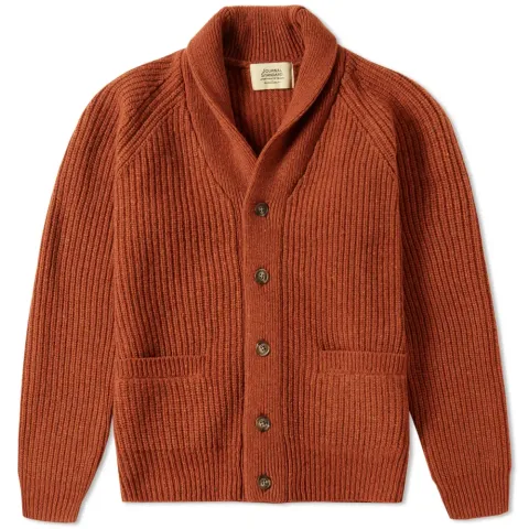 Ribbed Shawl Cardigan