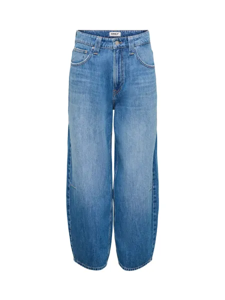 Only Frankie High Waist Barrel Jeans Blue 32"