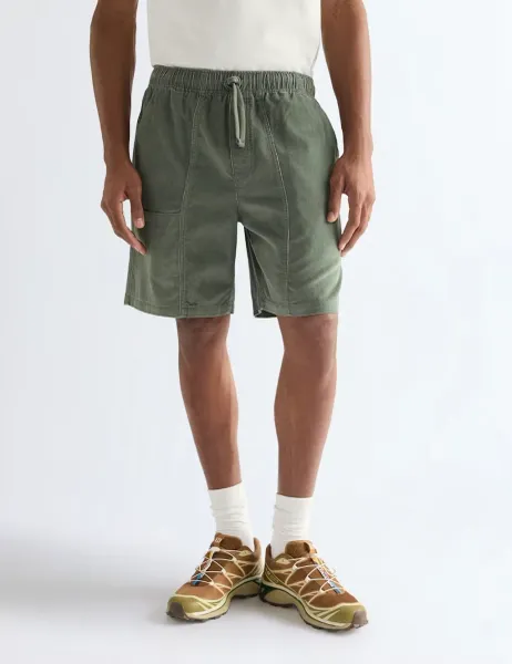 Pure Cotton Lightweight Shorts Green