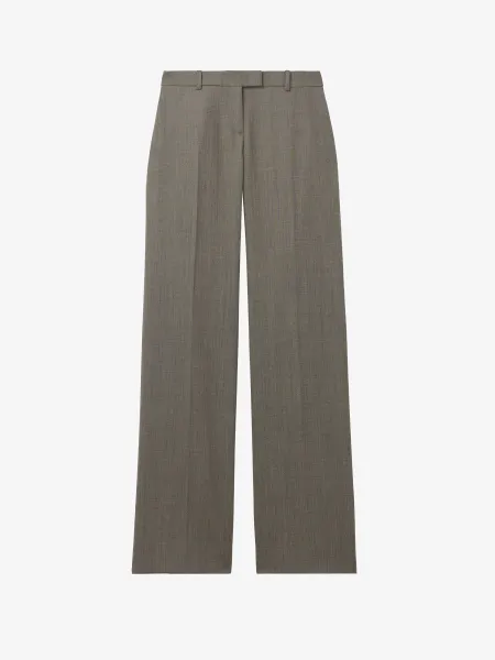 Straight Leg Bumster Trousers