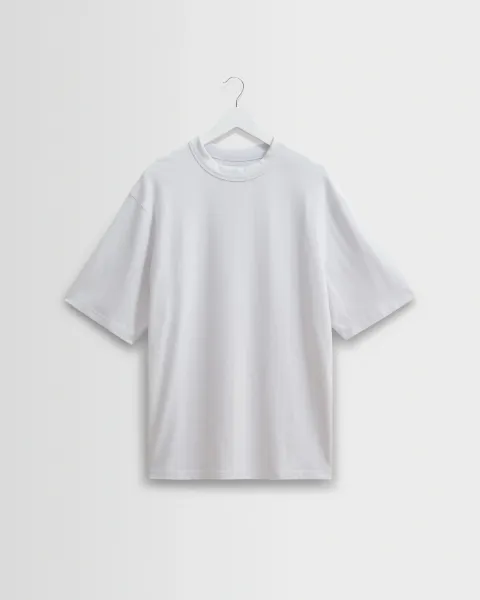 Milton - White Organic Compact Cotton t-Shirt