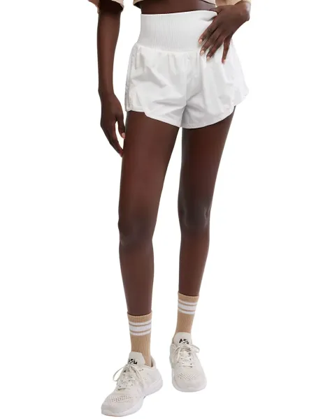 FP Movement Carpe Diem High Waisted Shorts White