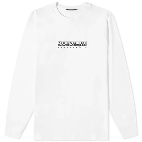 Long Sleeve Box Logo T-Shirt