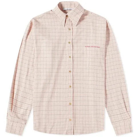Sandros Windowpane Check Shirt