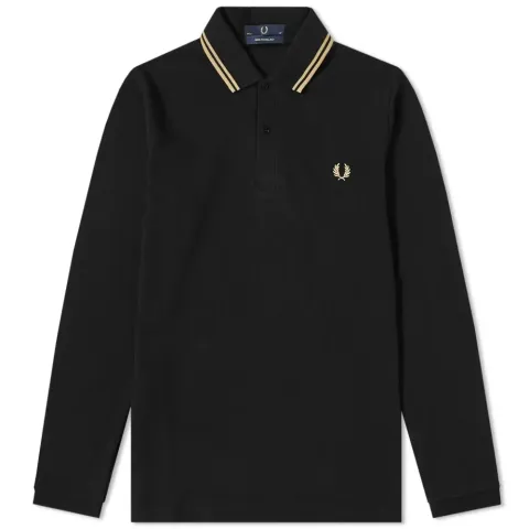 Fred Perry Reissues Long Sleeve Original Twin Tipped Polo