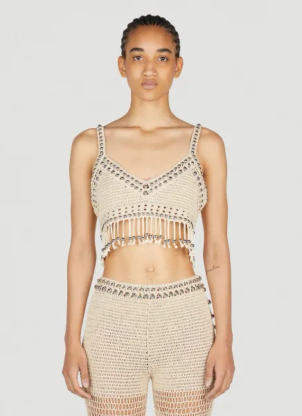 Beaded Crochet Top