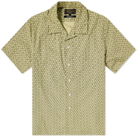 Geometric Print Vacation Shirt