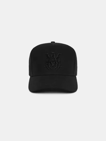 MA CRYSTAL CANVAS HAT - Black Black