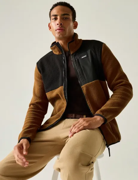 Regatta Frankie Borg Colour Block Up Fleece