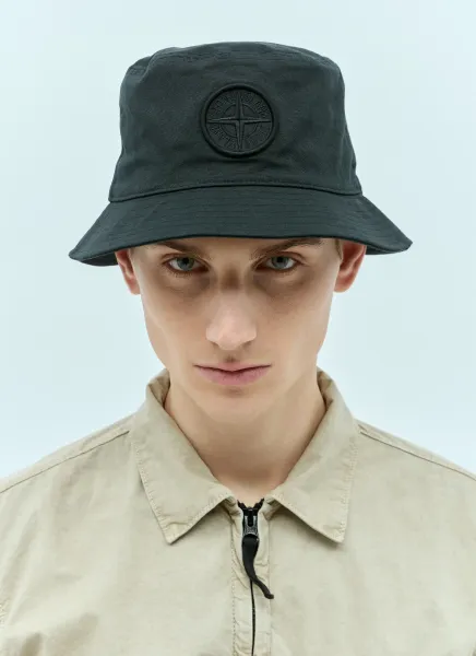 Logo Patch Bucket Hat