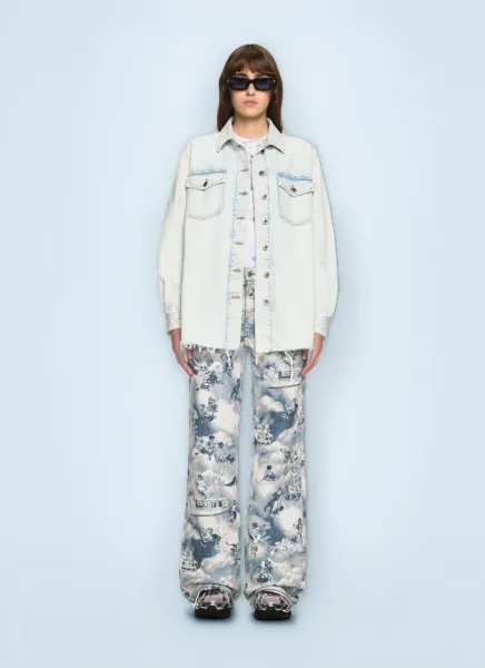 Fresco Arrow Denim Shirt Jacket