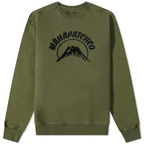Maha Patch Embroidered Crew Sweat