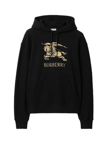 Men EKD Ombré Cotton Hoodie Black