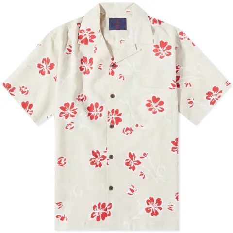Canvas Floral Vacation Shirt