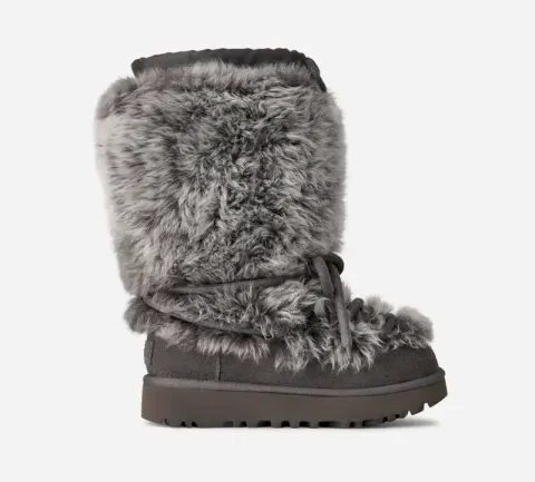 Classic Tall Chalet Boot, Shearling/Polyester/Wool