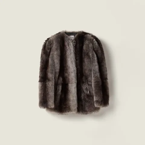 Shearling fur jacket