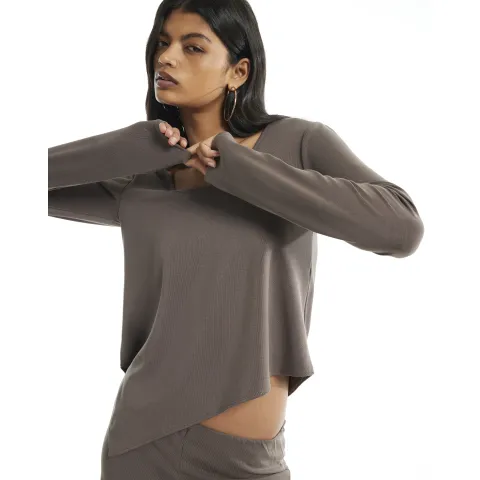River Island Long Sleeve Soft Touch Top
