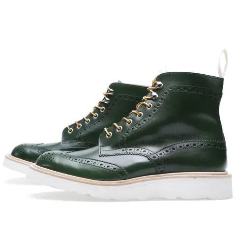 END. x Tricker's Vibram Sole Stow Brogue Boot