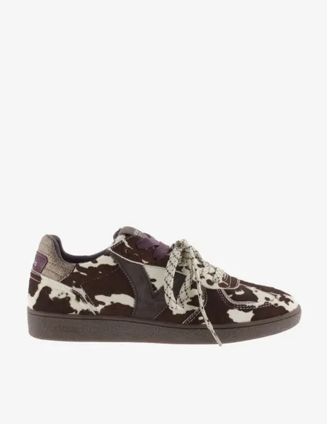 Victoria Londres Lace Up Trainers Brown