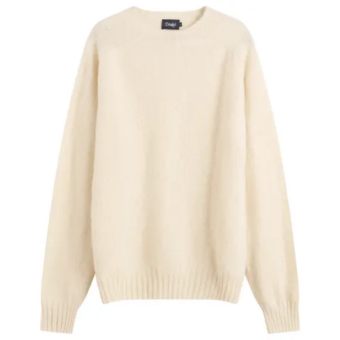 Brushed Shetland Crew Knit