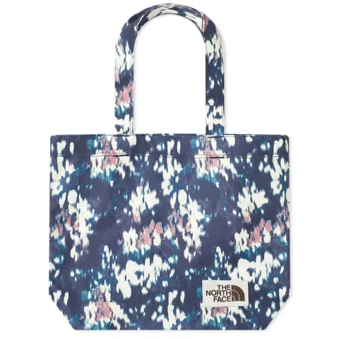 Abstract Floral Print Tote Bag