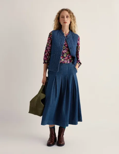 Seasalt Cornwall Floral Top Pink Mix