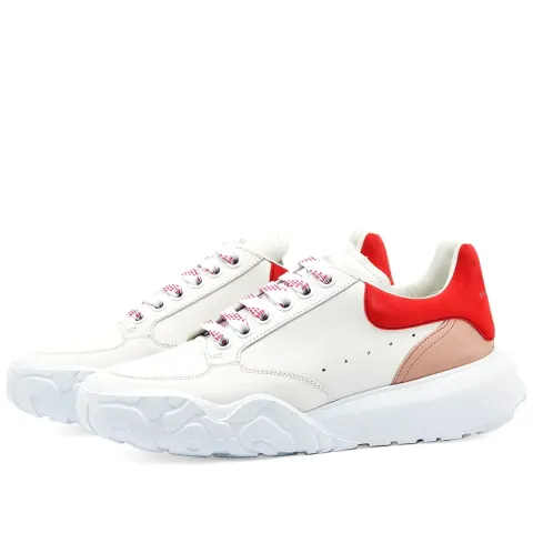 Mixed Panel Court Sneaker