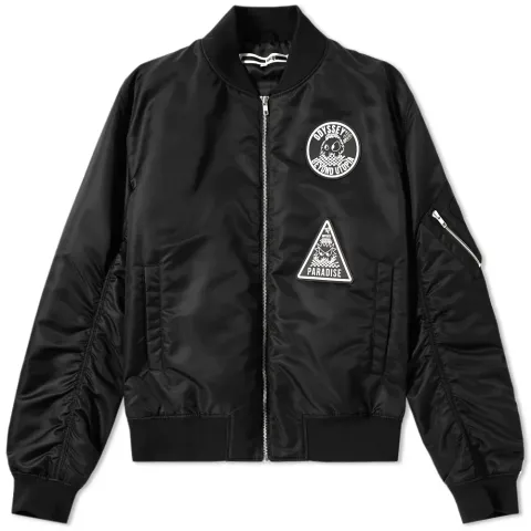 McQ by Alexander McQueen Logo Patch MA-1 Bomber Jacket