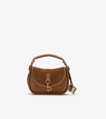 Small B Clip Messenger Bag in Hazel brown