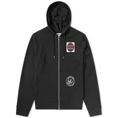 McQ Alexander McQueen Big Zip Patch Hoody