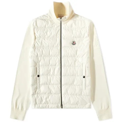 Hooded Down Knit Jacket